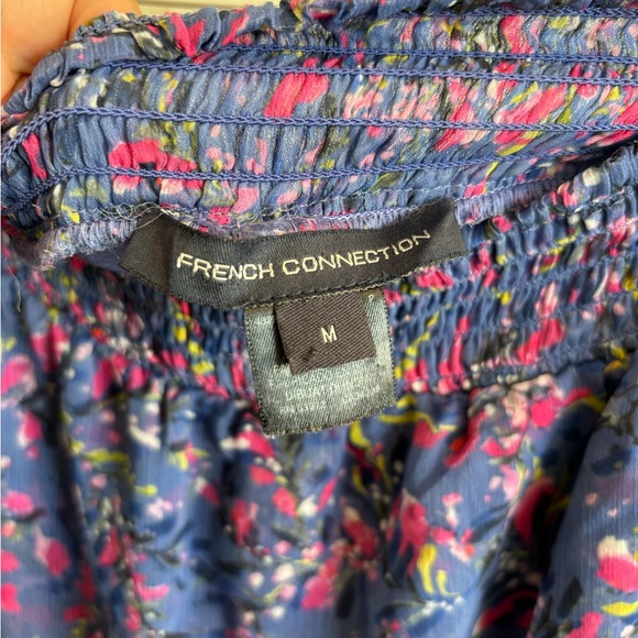 Blue floral mini skirt- French Connection - Picture 2 of 5